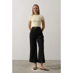 Kemer Pens Detaylı Pantolon  iyah