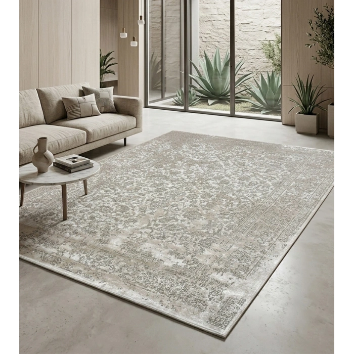 Modern Klasik Desen 100 Tarak Viskon Halı Glorya Serisi
