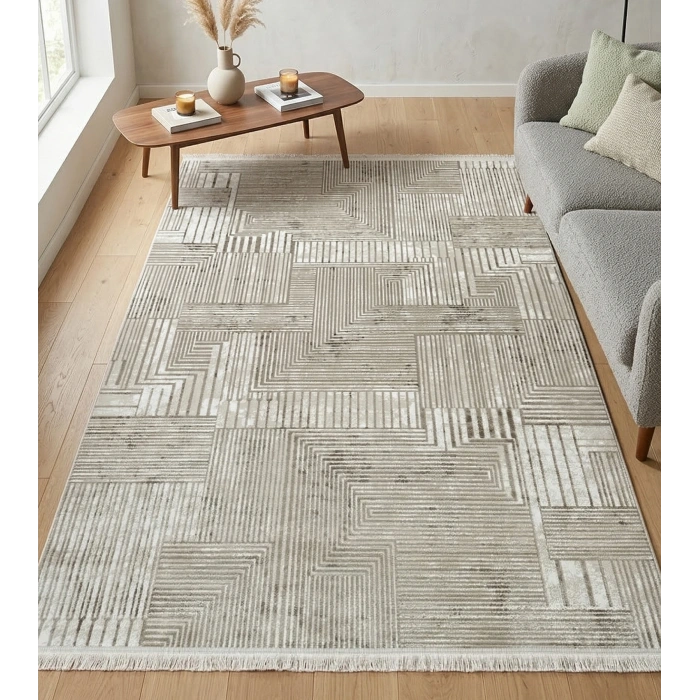 Diana Koleksiyonu Modern Desenli Akrilik Halı