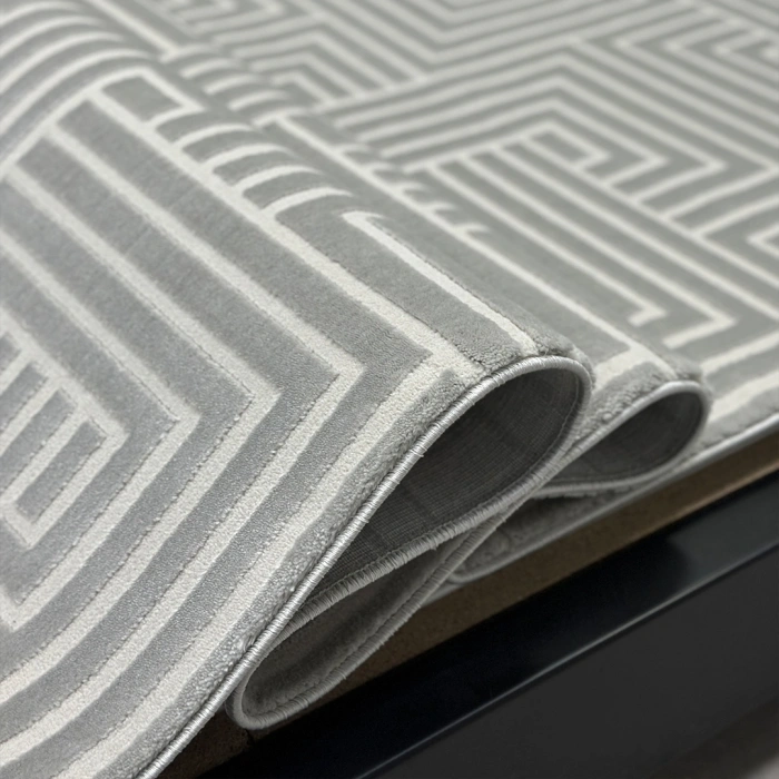 Babil Koleksiyonu Mikrofiber İplik Jüt Taban Lüks Halı