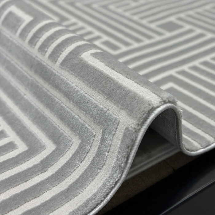 Babil Koleksiyonu Mikrofiber İplik Jüt Taban Lüks Halı