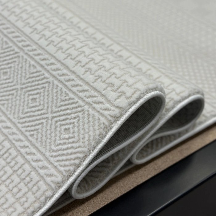 Babil Koleksiyonu Mikrofiber İplik Jüt Taban Lüks Halı