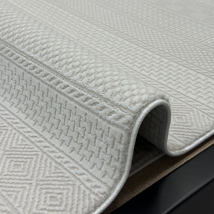 Babil Koleksiyonu Mikrofiber İplik Jüt Taban Lüks Halı