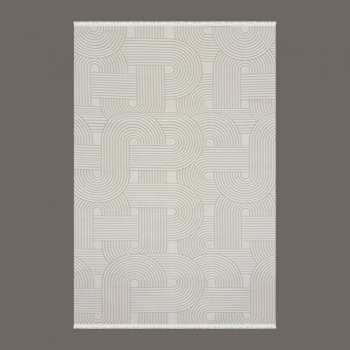 Babil Koleksiyonu Mikrofiber İplik Jüt Taban Lüks Halı