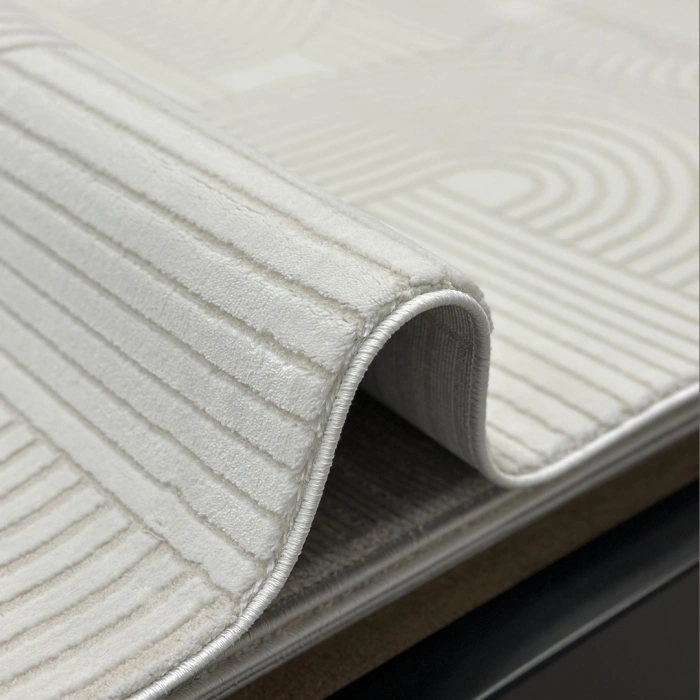 Babil Koleksiyonu Mikrofiber İplik Jüt Taban Lüks Halı