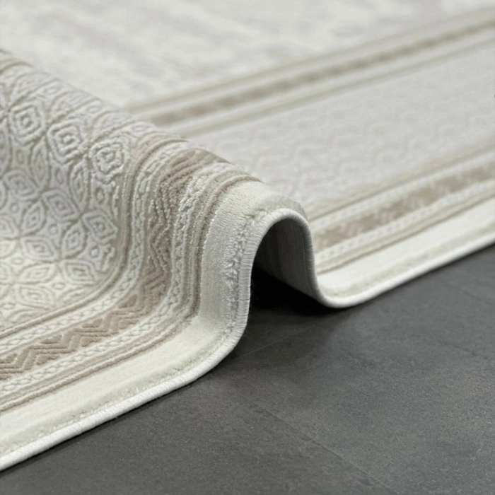 Çırağan Koleksiyonu Mikrofiber İplik Jüt Taban Lüks Halı