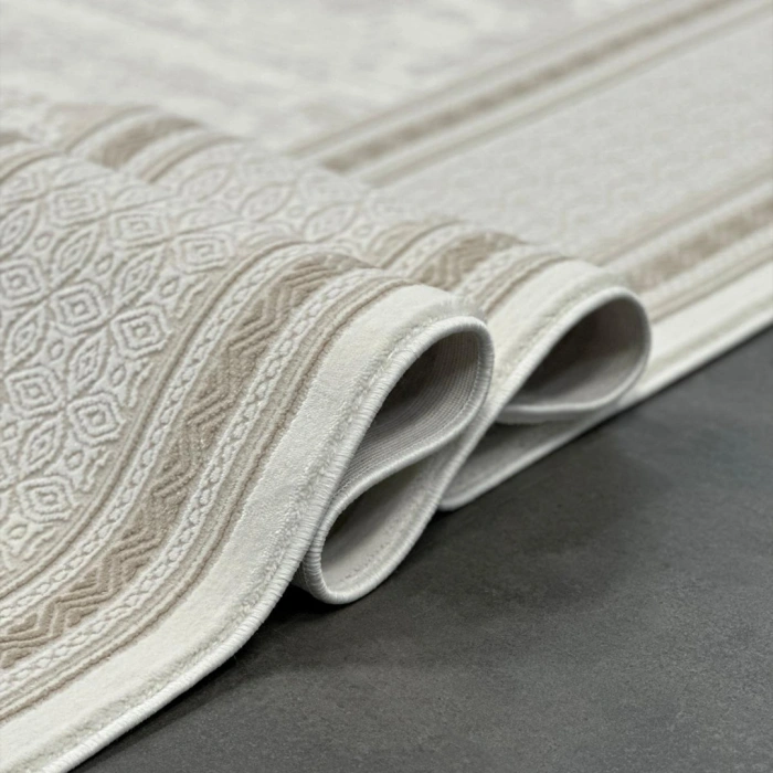 Çırağan Koleksiyonu Mikrofiber İplik Jüt Taban Lüks Halı