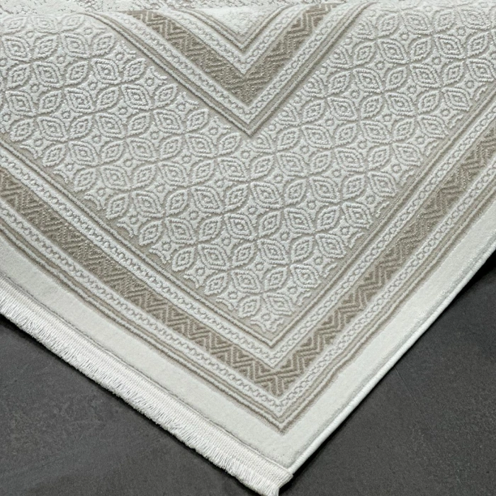 Çırağan Koleksiyonu Mikrofiber İplik Jüt Taban Lüks Halı