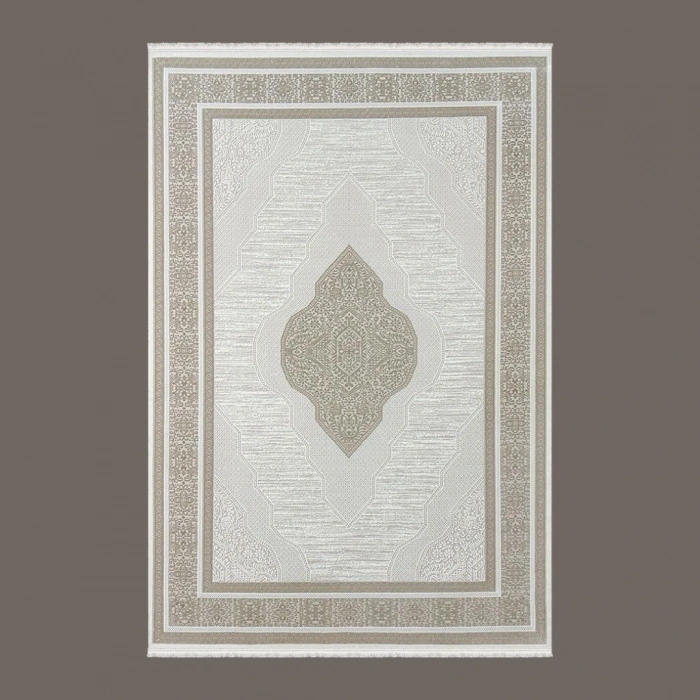 Çırağan Koleksiyonu Mikrofiber İplik Jüt Taban Lüks Halı