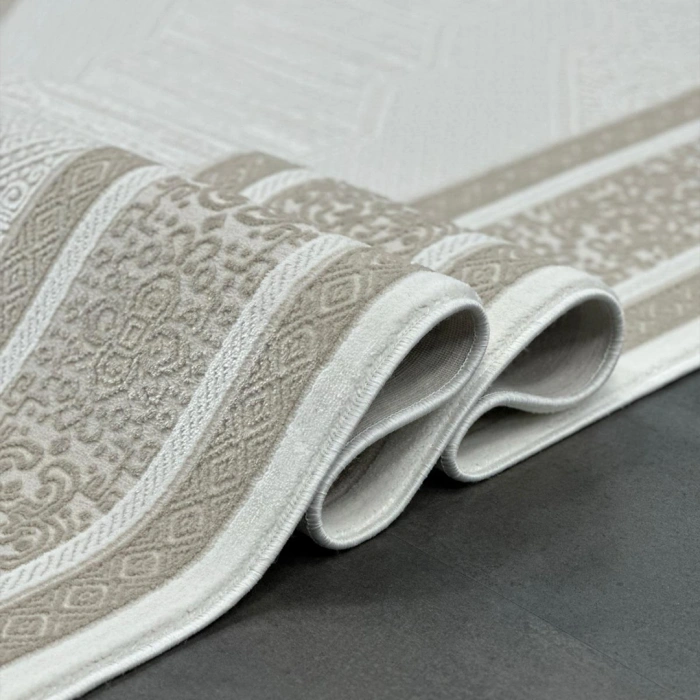 Çırağan Koleksiyonu Mikrofiber İplik Jüt Taban Lüks Halı