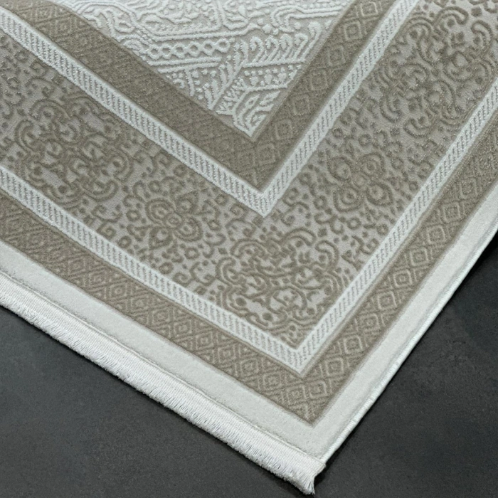 Çırağan Koleksiyonu Mikrofiber İplik Jüt Taban Lüks Halı