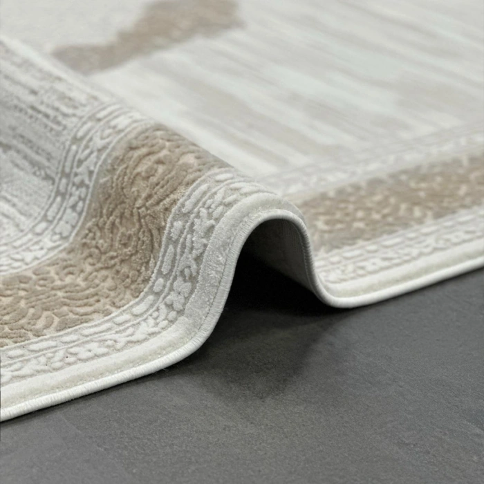 Çırağan Koleksiyonu Mikrofiber İplik Jüt Taban Lüks Halı