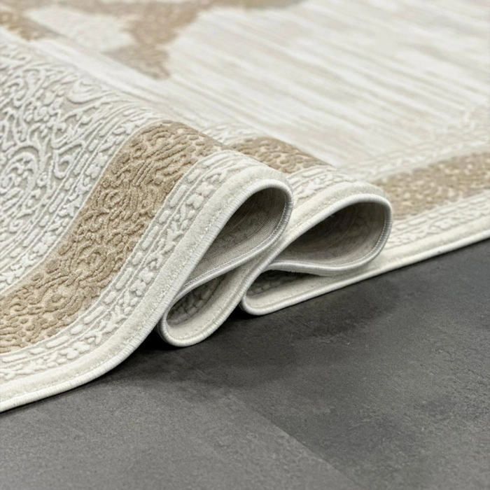 Çırağan Koleksiyonu Mikrofiber İplik Jüt Taban Lüks Halı