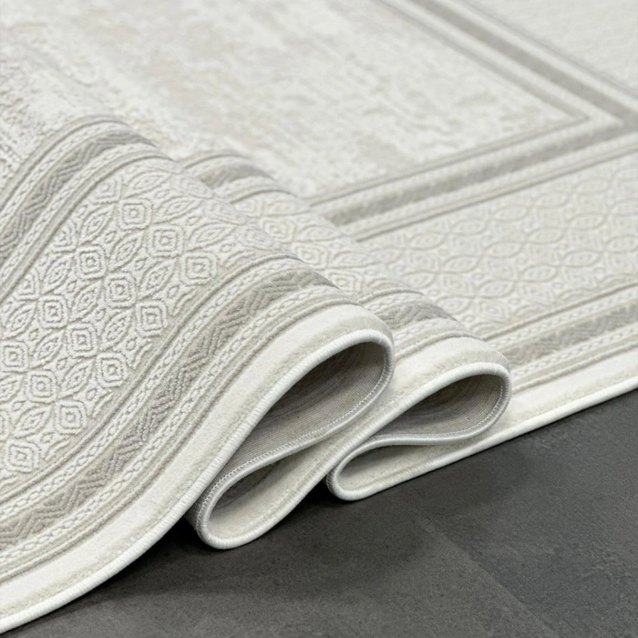 Çırağan Koleksiyonu Mikrofiber İplik Jüt Taban Lüks Halı