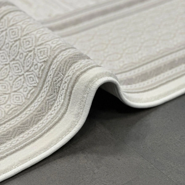 Çırağan Koleksiyonu Mikrofiber İplik Jüt Taban Lüks Halı