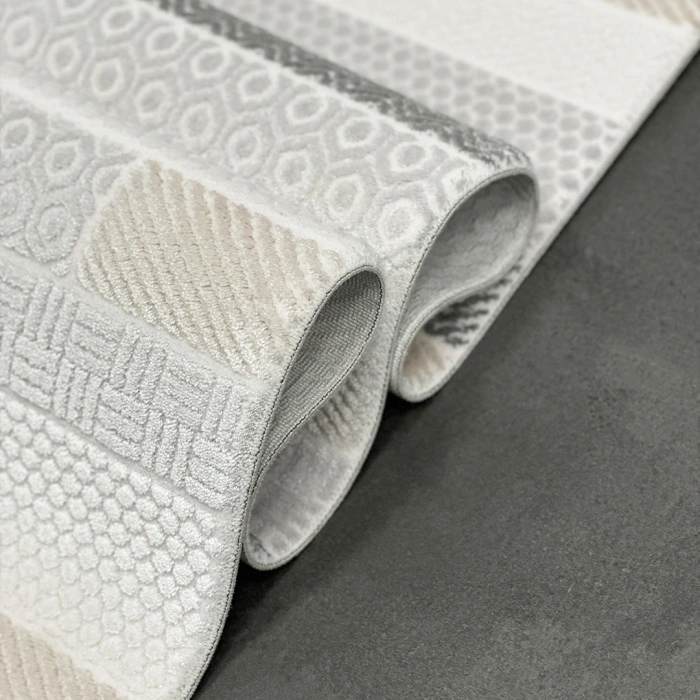 Rumeli Koleksiyonu Akrilik İplik Jüt Taban Lüks Halı