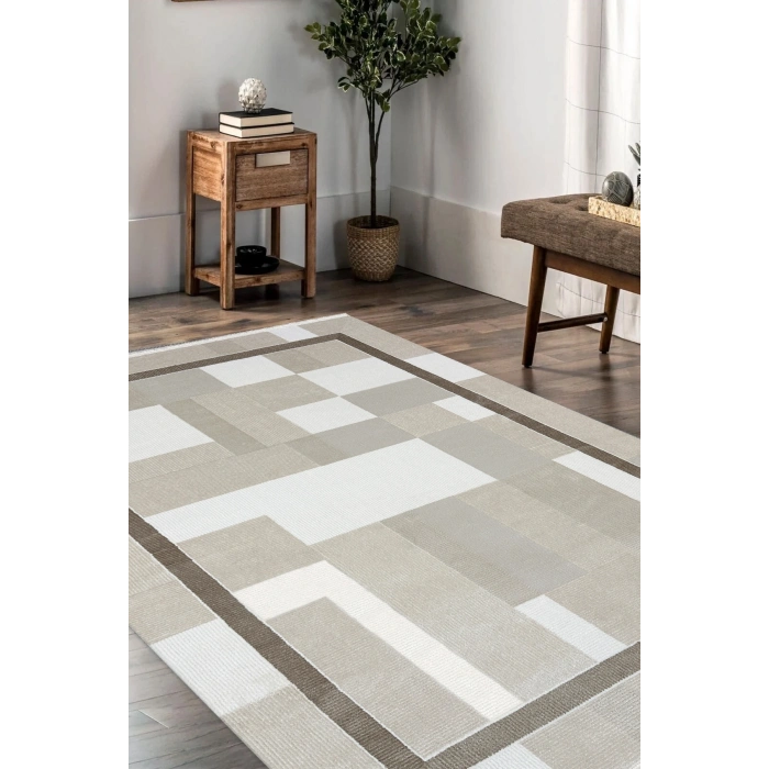 Saloon Koleksiyonu Akrilik İplik Jüt Taban Lüks Halı