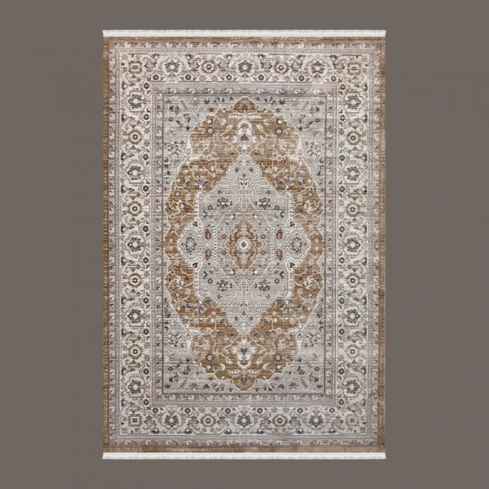 Butik Koleksiyonu Mikrofiber İplik Jüt Taban Lüks Halı