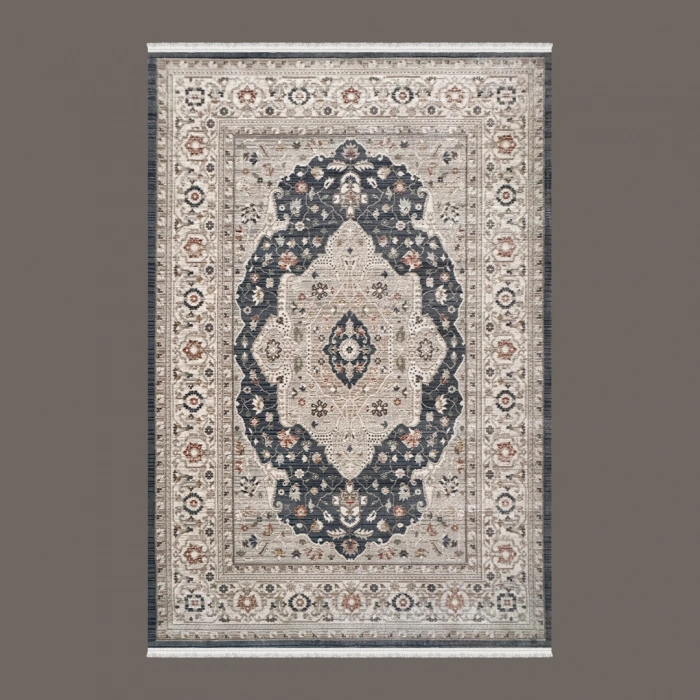 Butik Koleksiyonu Mikrofiber İplik Jüt Taban Lüks Halı