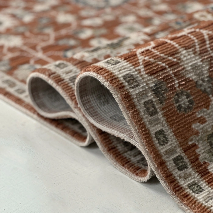 Butik Koleksiyonu Mikrofiber İplik Jüt Taban Lüks Halı