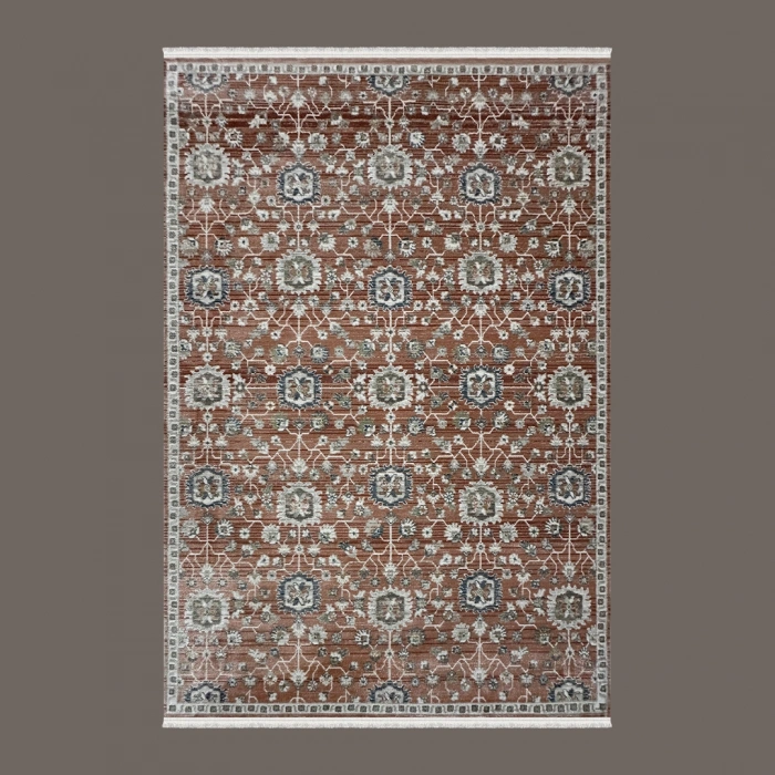 Butik Koleksiyonu Mikrofiber İplik Jüt Taban Lüks Halı