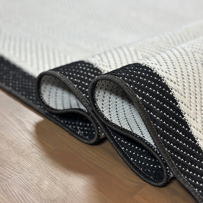 Sunset Koleksiyonu Polyester İplik Jüt Taban Lüks Halı