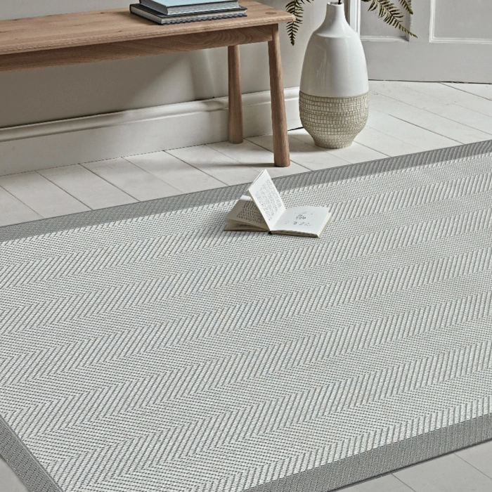 Sunset Koleksiyonu Polyester İplik Jüt Taban Lüks Halı