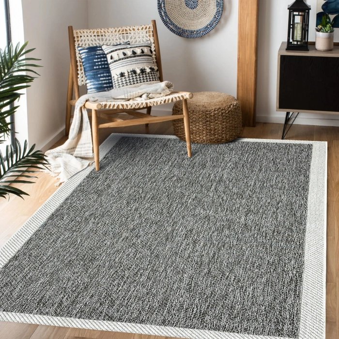 Sunset Koleksiyonu Polyester İplik Jüt Taban Lüks Halı