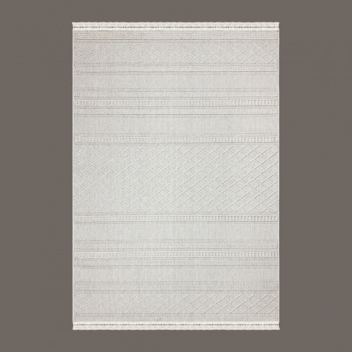 Doha Koleksiyonu Mikrofiber İplik Jüt Taban Lüks Halı