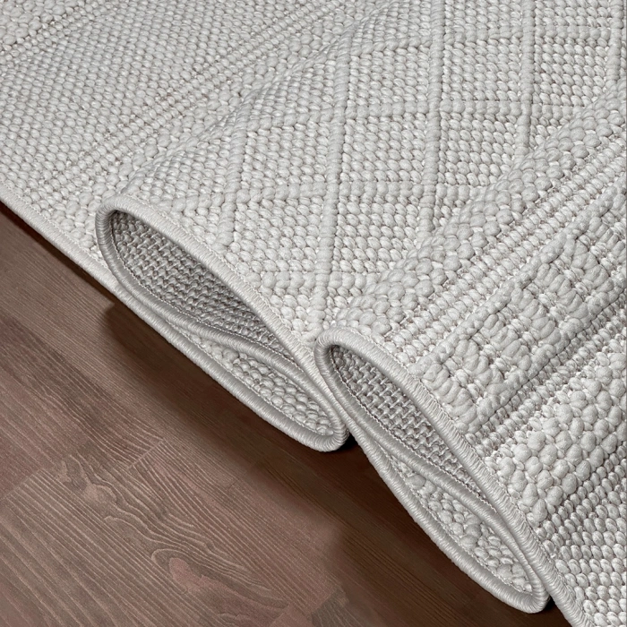 Doha Koleksiyonu Mikrofiber İplik Jüt Taban Lüks Halı