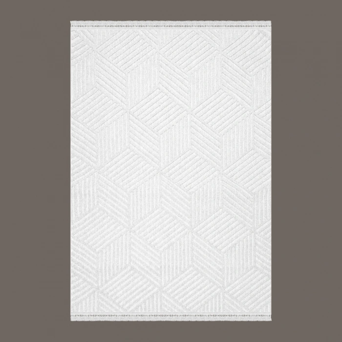 Doha Koleksiyonu Mikrofiber İplik Jüt Taban Lüks Halı