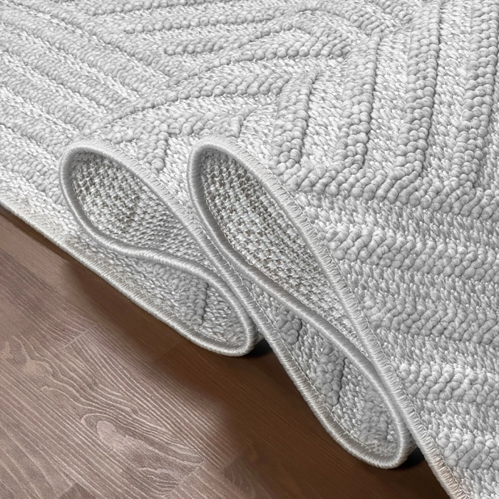 Doha Koleksiyonu Mikrofiber İplik Jüt Taban Lüks Halı