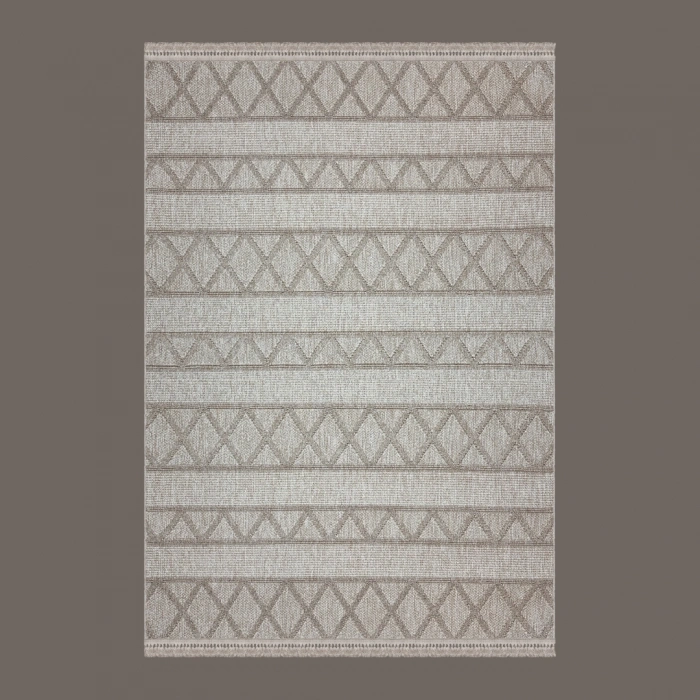 Doha Koleksiyonu Mikrofiber İplik Jüt Taban Lüks Halı