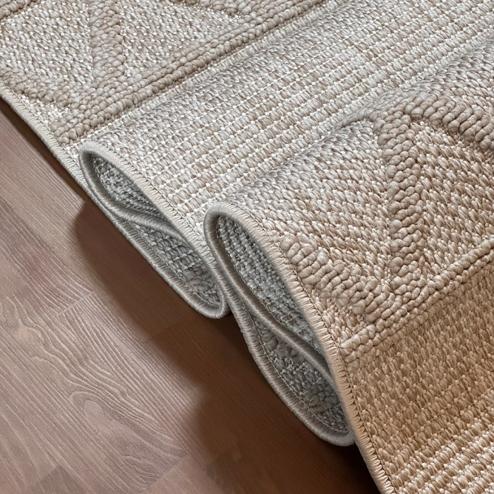 Doha Koleksiyonu Mikrofiber İplik Jüt Taban Lüks Halı