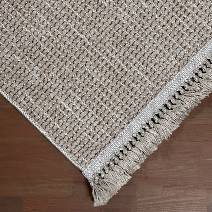Doha Koleksiyonu Mikrofiber İplik Jüt Taban Lüks Halı