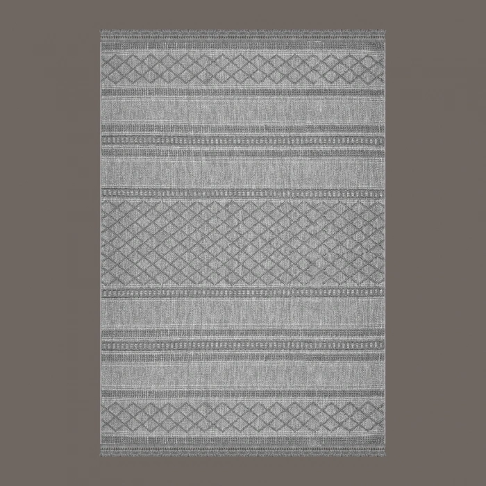 Doha Koleksiyonu Mikrofiber İplik Jüt Taban Lüks Halı