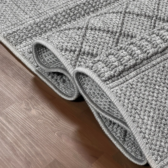 Doha Koleksiyonu Mikrofiber İplik Jüt Taban Lüks Halı