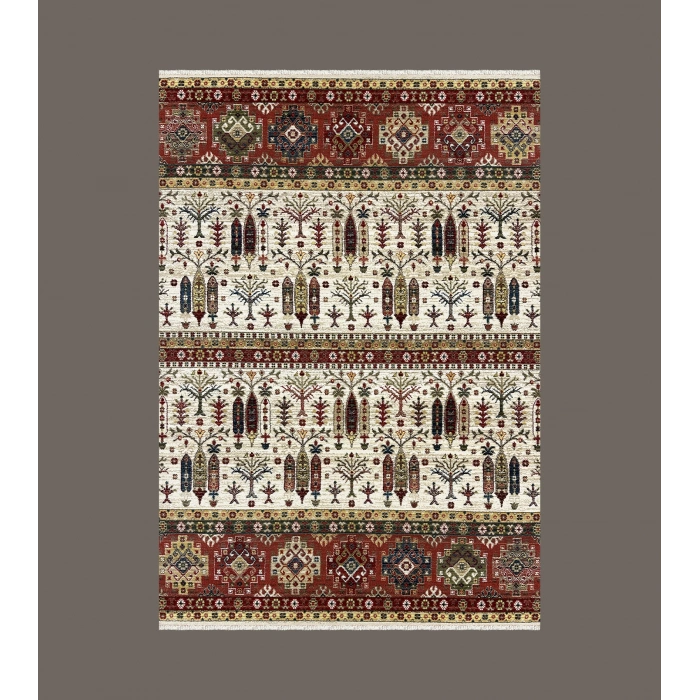 Antique Koleksiyonu Şık ve Dayanıklı Mikrofiber İplik Halı