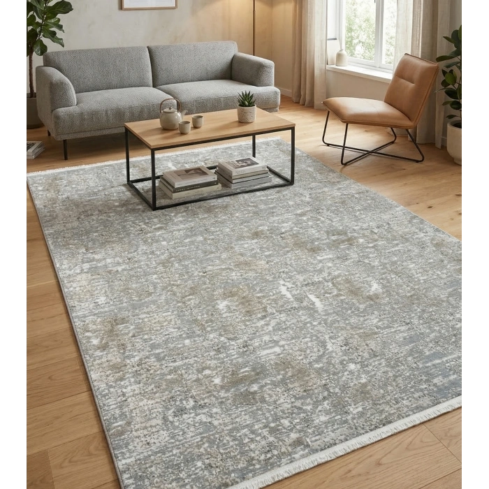 Lizbon Koleksiyonu Modern Desenli Akrilik Makine Halısı