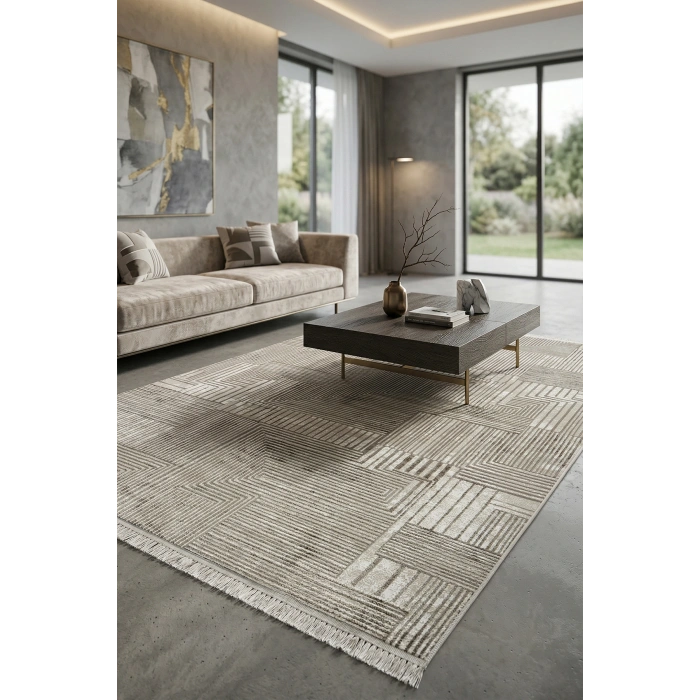 Diana Koleksiyonu Modern Desenli Akrilik Halı
