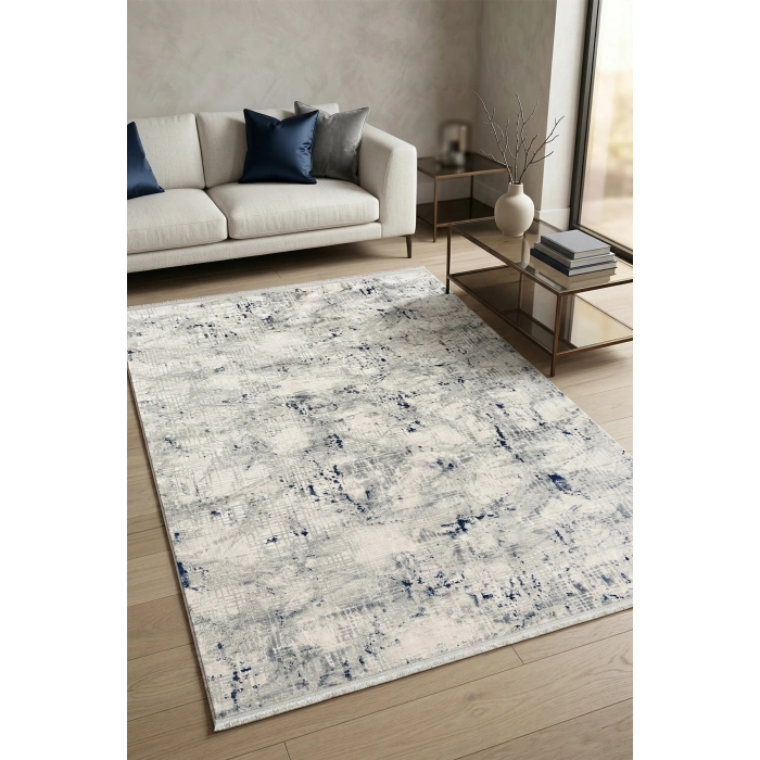 Rustik Koleksiyonu Dayanıklı Akrilik İplik Doğal Renk Tonları ve Modern Tasarım Halı