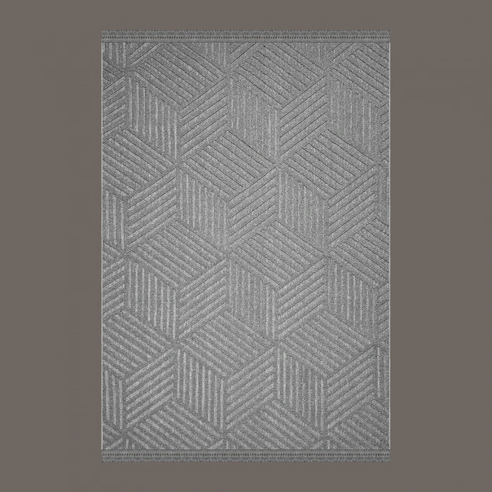 Doha Koleksiyonu Mikrofiber İplik Jüt Taban Lüks Halı