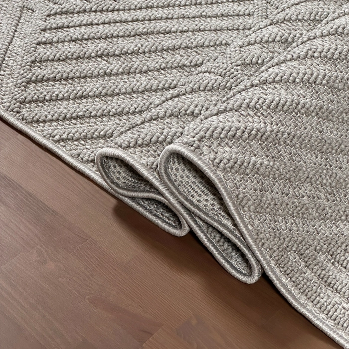 Doha Koleksiyonu Mikrofiber İplik Jüt Taban Lüks Halı