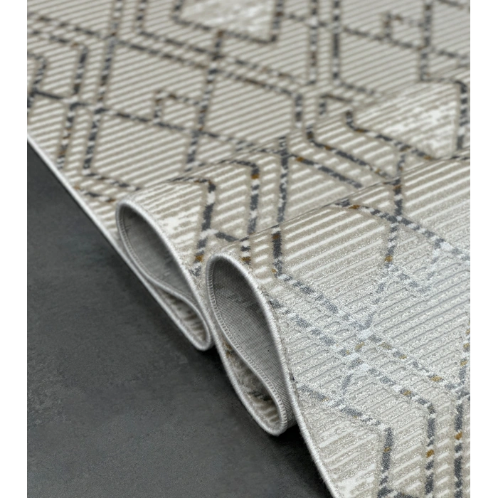 Lizbon Koleksiyonu Modern Desenli Akrilik Makine Halısı