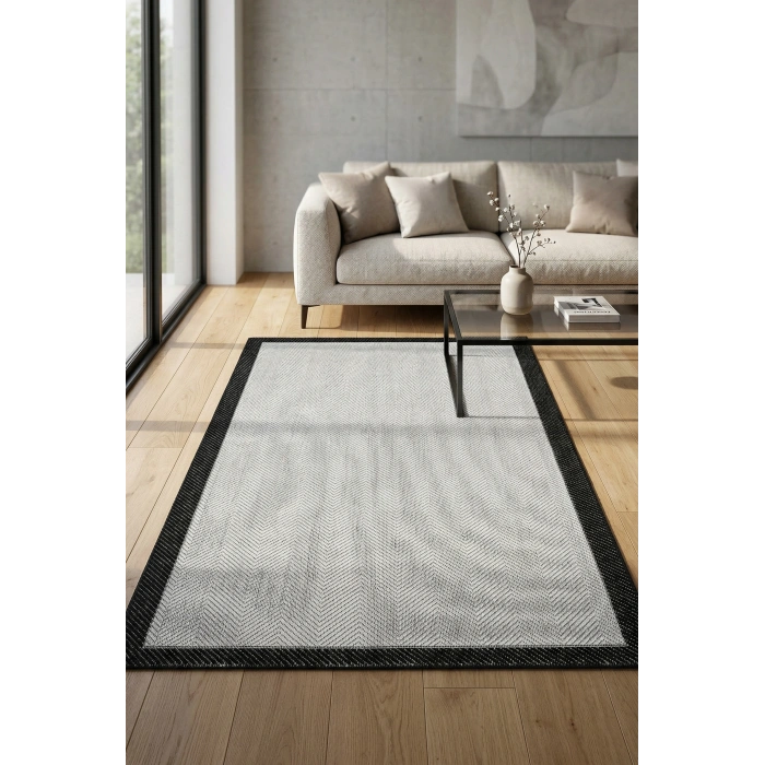 Sunset Koleksiyonu Polyester İplik Jüt Taban Lüks Halı