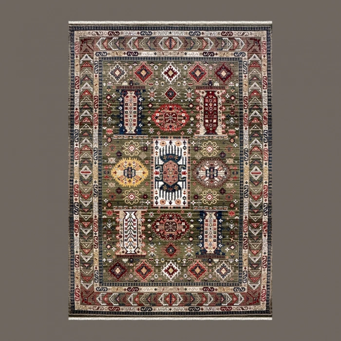 Antique Koleksiyonu Şık ve Dayanıklı Mikrofiber İplik Halı