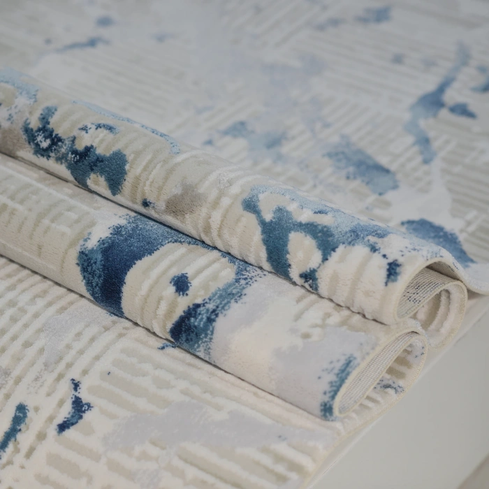 Bamboo Koleksiyonu Akrilik İplik Jüt Taban Halı