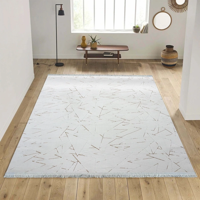 Diamond Koleksiyonu Parlak Görünümlü Mikrofiber İplik Sık Dokuma Halı