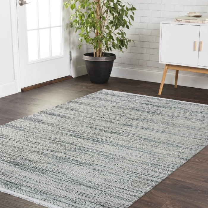 Diamond Koleksiyonu Parlak Görünümlü Mikrofiber İplik Sık Dokuma Halı