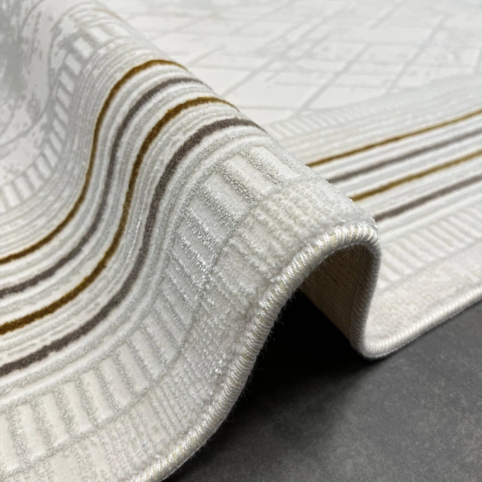 Diamond Koleksiyonu Parlak Görünümlü Mikrofiber İplik Sık Dokuma Halı